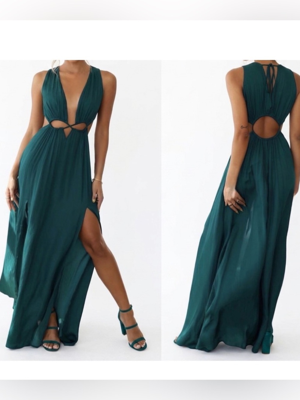 NWT - Hello Molly Since I Met You Maxi Dress in Green size 4